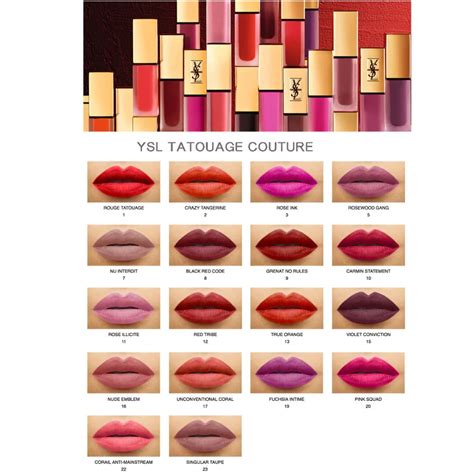 ysl tatouage australia|ysl matte lip stain.